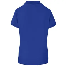 Ladies Houston Stretch Golf Shirt Royal Back